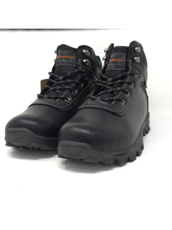 New Weatherproof Vintage Jace Black Combat Hiking Boots Men’s 10M main image 11